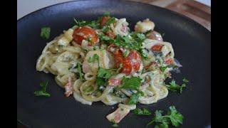 Easy seafood pasta recipe in 10 minutes
