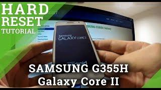 Hard Reset SAMSUNG G355H Galaxy Core II - master reset tutorial