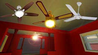 SUPER HOUSE FULL OF CEILING FANS | Casa Divertida com MUITOS VENTILADORES DE TETO | @Kids_Mais