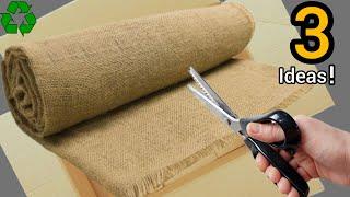 3 Amazing Diy Jute Fabric Ideas/Incredible Ideas From Used Cardboard Boxes