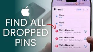 How To Find All Dropped Pins On iPhone (Apple Maps)