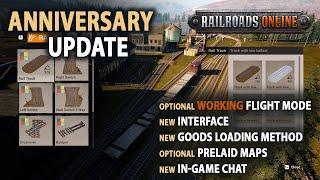 Railroads Online Anniversary Update. FIXED Flight mode, New Menus, Easy Load & more