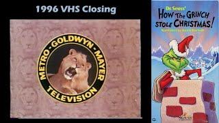 How the Grinch Stole Christmas! (1996 VHS Closing)