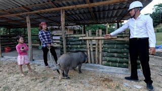 Rich man helps single mother build barn, single mother building new life, orphaned Po