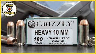 The Bear Necessities!...10MM Grizzly Kodiak Self-Defense AMMO Ballistic Gel Test & Review!