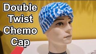 How to sew a chemo cap free DIY beginner sewing pattern. Twisted head wrap tutorial