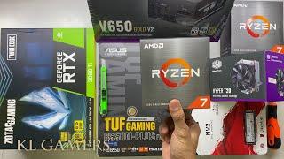 AMD Ryzen 7 5800X ASUS TUF GAMING B550M-PLUS WiFi ZOTAC RTX3060Ti Gaming PC Build Benchmark