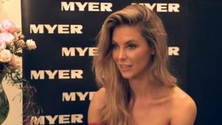 Jennifer Hawkins fitness runway regime for Myer