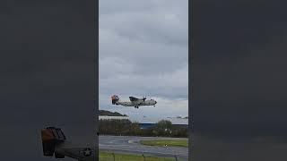 C2 Greyhound arriving at Prestwick Airport