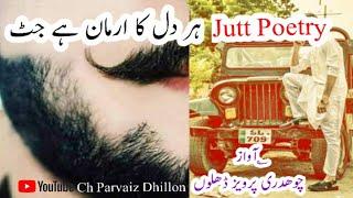 Jutt Whatsapp Status | Her Dil Ka Arman Hai Jutt | Jutt Poetry | Ch Parvaiz Dhillon