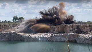 Controlled Blasting by using Electronic Detonator at Stone Quarry