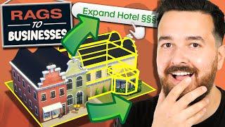 The hotel build is massive! Rags to Businesses (Part 18)