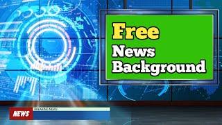 Green Screen Breaking News  Background  | Template Background Berita | News Studio Background