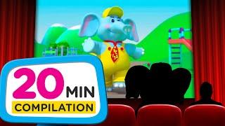 Animated Adventures of Bubbles the Elephant | Kids Cartoon Compilation | Educational Videos for Kids