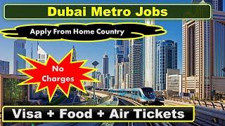 Dubai Metro Jobs In Dubai With Free Visa & Room #dubaimetrojobs #jobsindubai