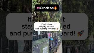  British English Phrasal Verb: "Crack On"  #britishslang #uk #usa #englishteacher
