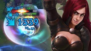 Wild Rift Katarina is OP 1339 Critical Damage!!