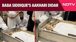 Baba Siddique Funeral | Baba Siddique's Aakhari Didar