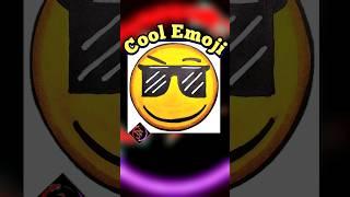 Drawing The Cool Emoji  / Easy Art for Beginners! Be cool. Let's draw!