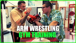 How To Train For Arm Wrestling Ft. Sergey Kalinichenko