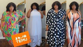 TEMU Plus Size Fall Clothing Try On Haul | Victoria Lashay