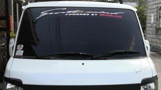 Suzuki Every Wagon DA64W | DIY Windshield sticker and Front Hood Carbon Fiber