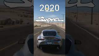 Toyota Supra evolution in Forza horizon 5