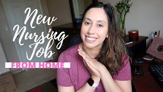 Surprise! I have a new work from home nursing job| VLOG