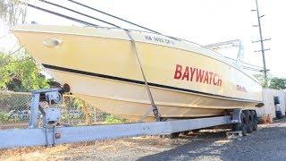 BAYWATCH TV SERIES - The Lost Lifeguard Boat Found in Hawaii: Then & Now