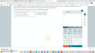 How to use the ALEKS calculator to solve a system of linear equations