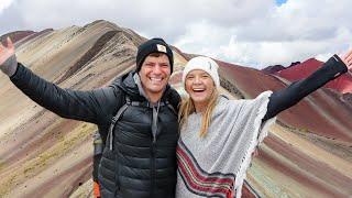 HIKING RAINBOW MOUNTAIN IN PERU  17,000 FT ELEVATION | Latin America Travel Series 07