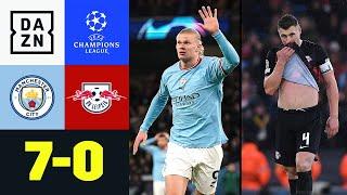 Manchester City - RB Leipzig 7:0 | UEFA Champions League | DAZN Highlights