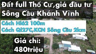 Đất Full Thổ Cư giá đầu tư xã Sông Cầu Khánh Vĩnh| Đất Sông Cầu Khánh Vĩnh