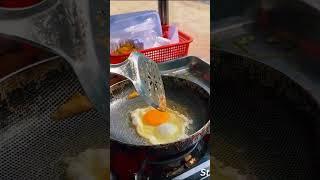 local Vietnamese street food - fried eggs