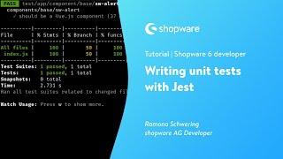 Writing unit tests with Jest (Developer Tutorial)