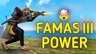 SOLO VS SQUAD || FAMAS ||| THE REAL POWERHOUSE !!! || MOST AGGRESSIVE WEAPON IN FREE FIRE| ALPHA FF