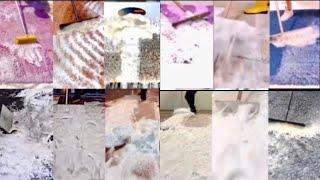 1 HOUR LONG RUG CLEANING COMPILATION | Satisfying Carpet Washing | Scraping and Brushing ASMR