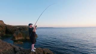 Mackerel fishing from the rocks 2024 | Fishing in the Uk