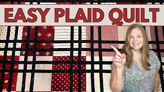 Sew An Easy Plaid Quilt | Free Layer Cake Quilt Pattern