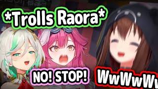 Sora's Reaction To Cecilia Trolling Raora Is Too Funny【Hololive】