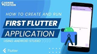 How to build and run flutter app in Android Studio | Creating first Flutter app in Android Studio