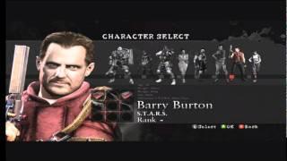 Resident evil 5-versus and mercenaries characters and classes