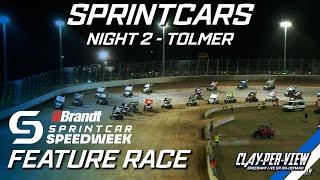 Sprintcars | Brandt Speedweek - Tolmer - 27th Dec 2024 | Clay-Per-View