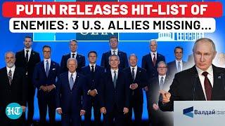 Putin's New List Of Enemy Nations, But 3 NATO & EU Members Missing: Watch Who | Ukraine, Russia, USA