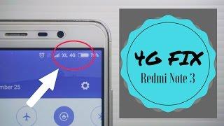 Fix 4g on Redmi Note 3