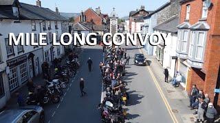 Mile long motorcycle convoy rides through Elan valley | The Mighty Shred Event