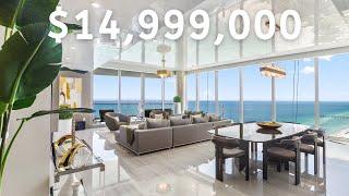 Inside a Breathtaking $14,999,000 Beachfront Residence at the Estates at Acqualina in Sunny Isles!