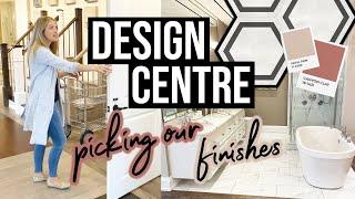 PICKING FINISHES AT THE DESIGN CENTRE | Building a New Construction Home