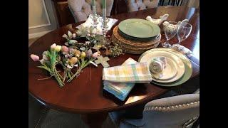 #Hello Spring Tablescape 2023 Collab **** BEAUTIFUL Spring and Easter Tablescape Ideas!! A Must See!