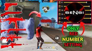 Free Fire Headshot setting 2024  Best Sensitivity Settings ️| Sensitivity + Hud Settings Free Fire